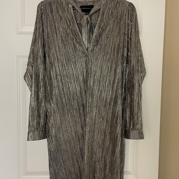 Sabina Musayev x Anthro Shimmer Eugene Dress Sz M - Picture 6 of 6